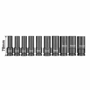 Truliving_Automotive Accessories-Hand Tools & Hardware-Household Tools Sets-INGCO Deep Impact Socket Set 1/2" HKISSD12102L | Set of 10 Sockets