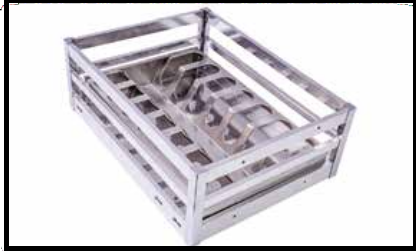 Trueliving_GLOSSY SPARKLE THALI BASKET - 8” *15'' 380MM 450MM Cabinet