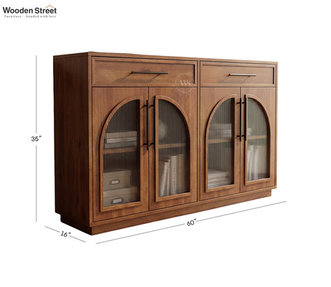 Nyrah Mango Wood Cabinet (Teak Finish)