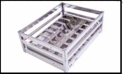 Trueliving_GLOSSY SPARKLE THALI BASKET - 8” *15'' 380MM 450MM Cabinet