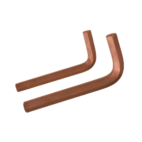 Trueliving_Allen Keys Brown Finish (mm) PRODUCT NO.	L1	L2	WT. GMS AK-1.5	45	14	1