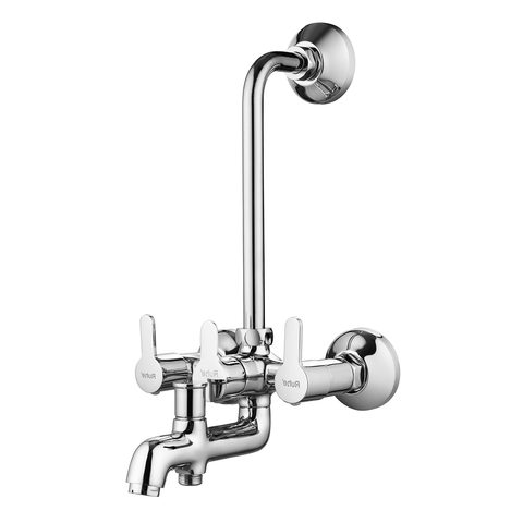 Trueliving Luxuries  Pavo Wall Mixer 3-in-1 Brass Faucet20 Inches