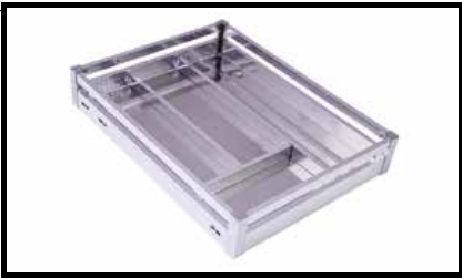 Trueliving_GLOSSY SPARKLE CUTLERY BASKET - 4” *15'' 380MM 450MM Cabinet