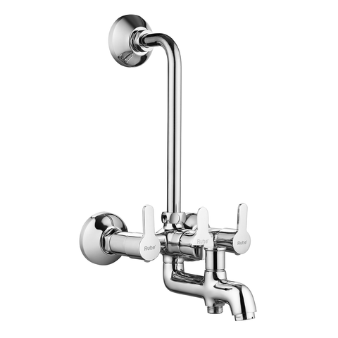 Trueliving Luxuries  Pavo Wall Mixer 3-in-1 Brass Faucet20 Inches