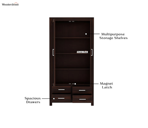 Portus Bookshelf (Walnut Finish)