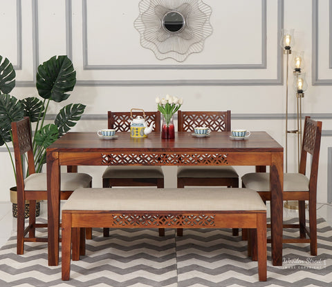 Cambrey Bench without Backrest (Honey Finish)