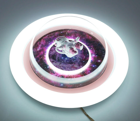 Crystal Starlight Pink Ceiling Light