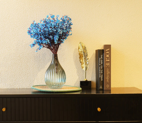Harmony Gypsophila Artificial Flower- Set Of 5 (Blue)
