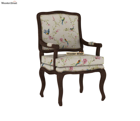Kelvin Arm Chair (Cotton, Cream Robins)