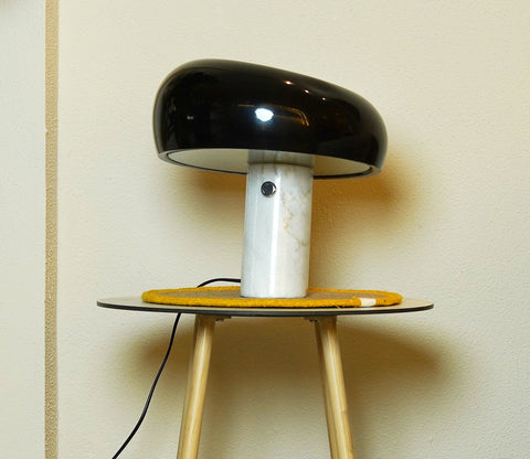 Opal Black Table Lamp