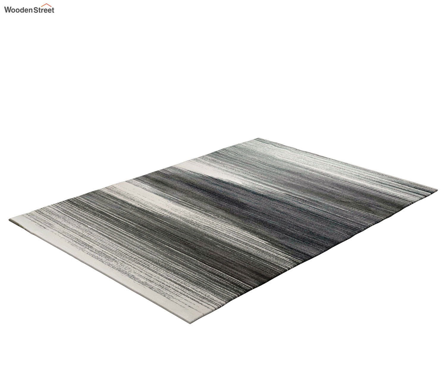 Mersey Grey Abstract Carpet (7.5 x 5 Feet)