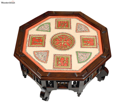 Elba Side Table in Walnut Finish