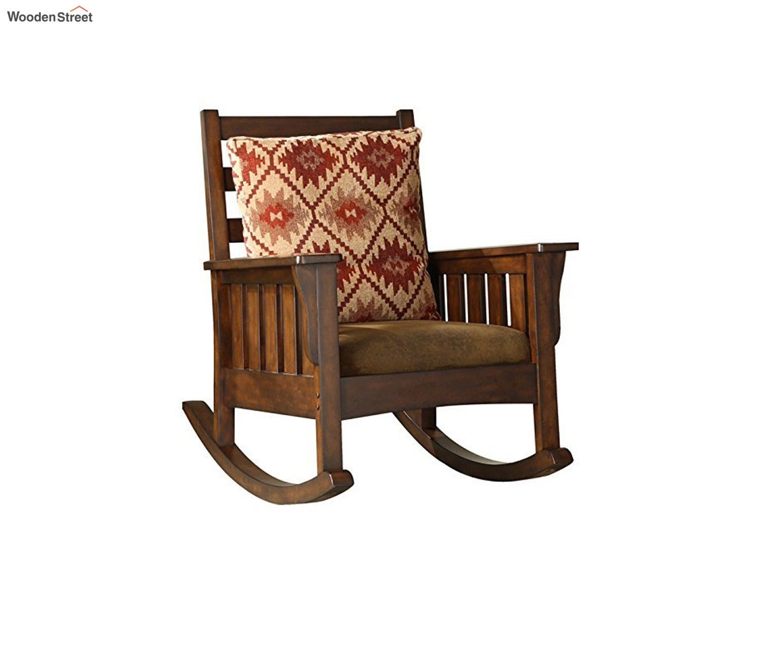 Anastasia Hand Carved Wooden Rocking Chair