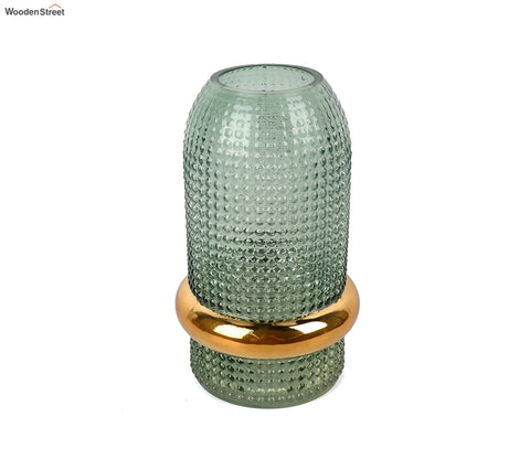 Bloom Box Glass Vase (Green, L)