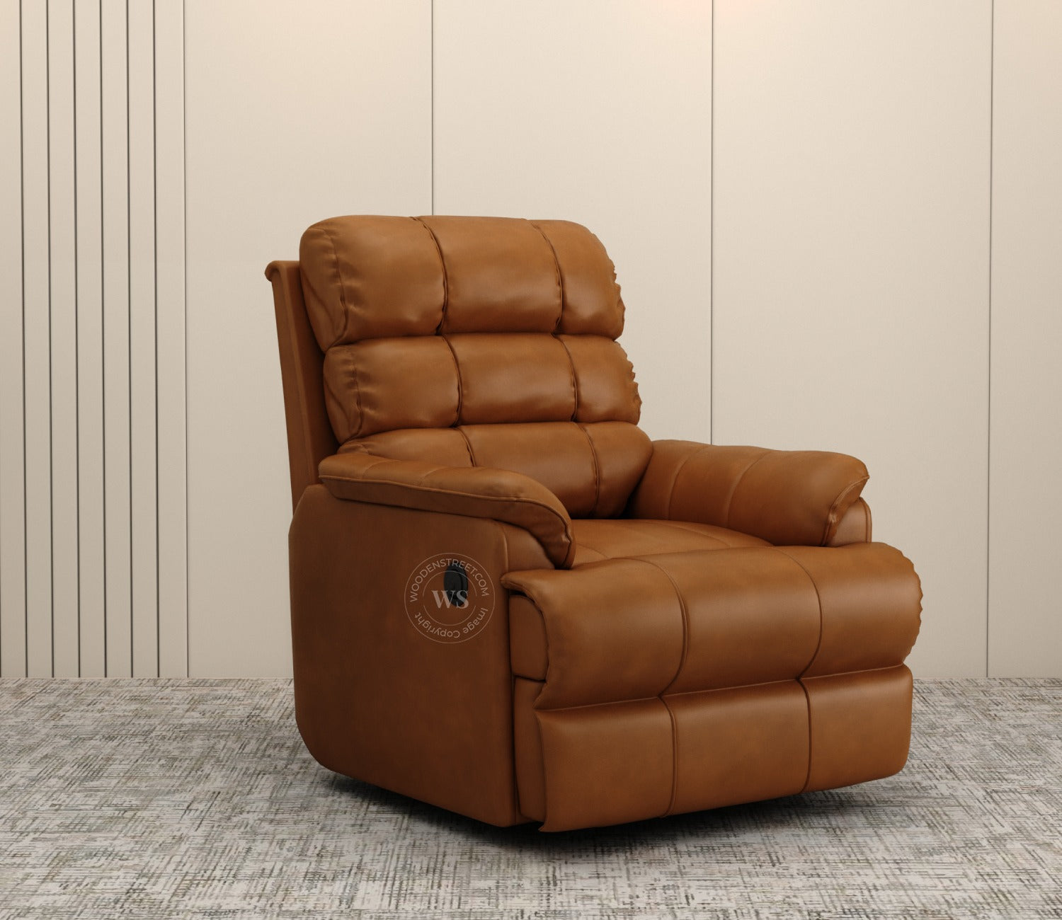 Valencia Motorized Recliner Sofa (Clay Brown)