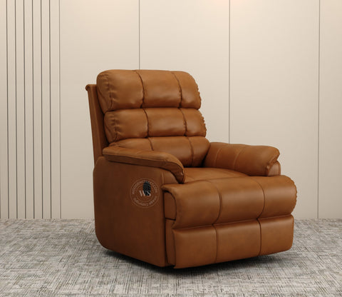 Valencia Motorized Recliner Sofa (Clay Brown)