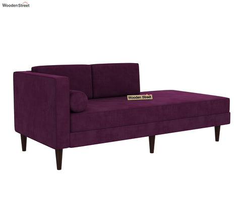 Michael Chaise Lounge (Velvet, Mulberry Pink)