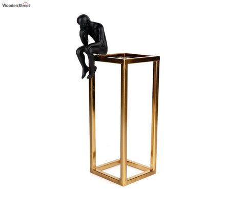 Sleek Celestial Black Human Figurine (L, Black)
