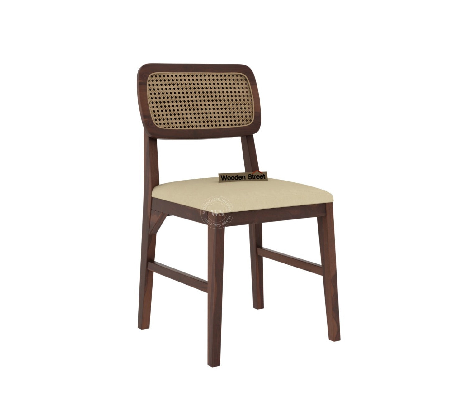 Trois Dining Chairs - Set of 2 (Walnut Finish)