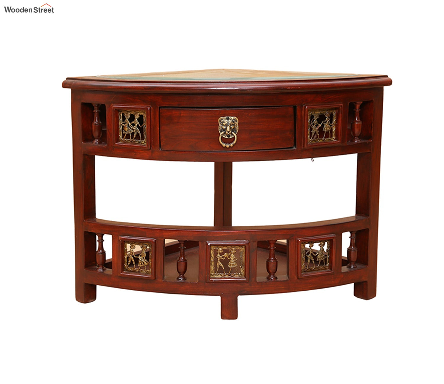 Quadro Corner Table with Storage