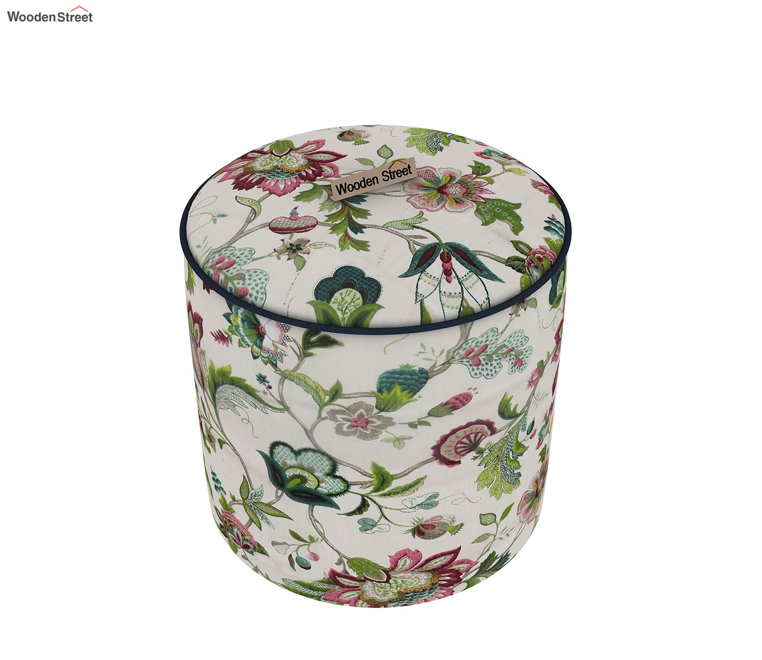 Robin Round Pouffe (Rose Vineyard)