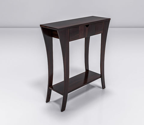 Wooden Partition Leave Design Console Table