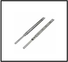 Trueliving_TELESCOPIC SLIDE MS Silver PRE- MIUM HEAVY (ZINC, BLACK) *10''