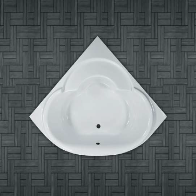Trueliving_Fusion Built-in Bathtub_1400 x 1400 x 450 mm_White