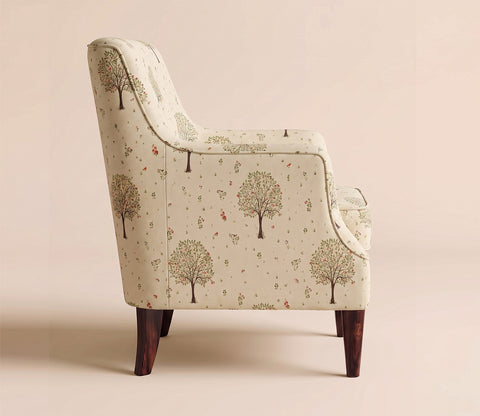 Adoree Lounge Chair (Beige Pomme)
