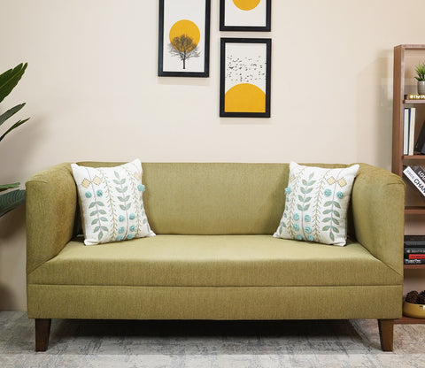 Dexter 3 Seater Fabric Sofa (Cotton, Fresh Mint)