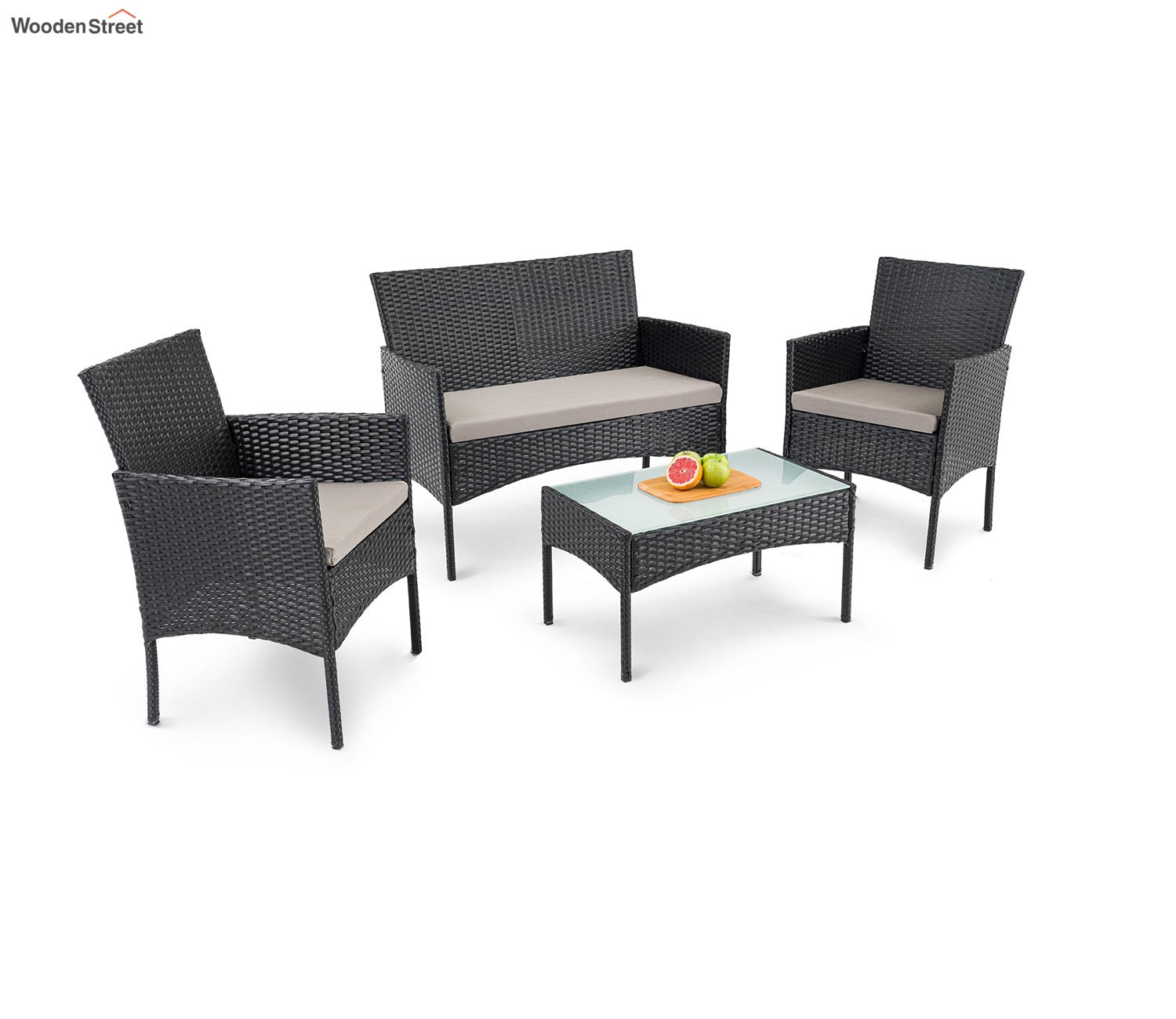 Black Set of 5 Peice Sofa Chair