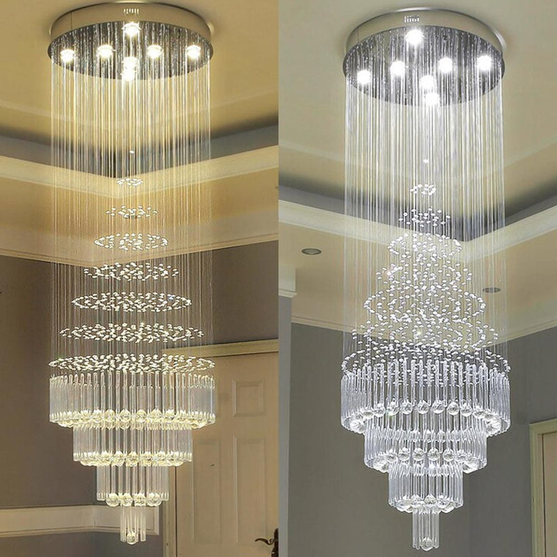 Trueliving Fancy Jhumar Hanging Light Length 24, Width 24, Height 48 In Inches