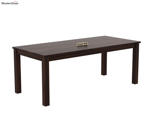 Janet 8 Seater Dining Table (Walnut Finish)
