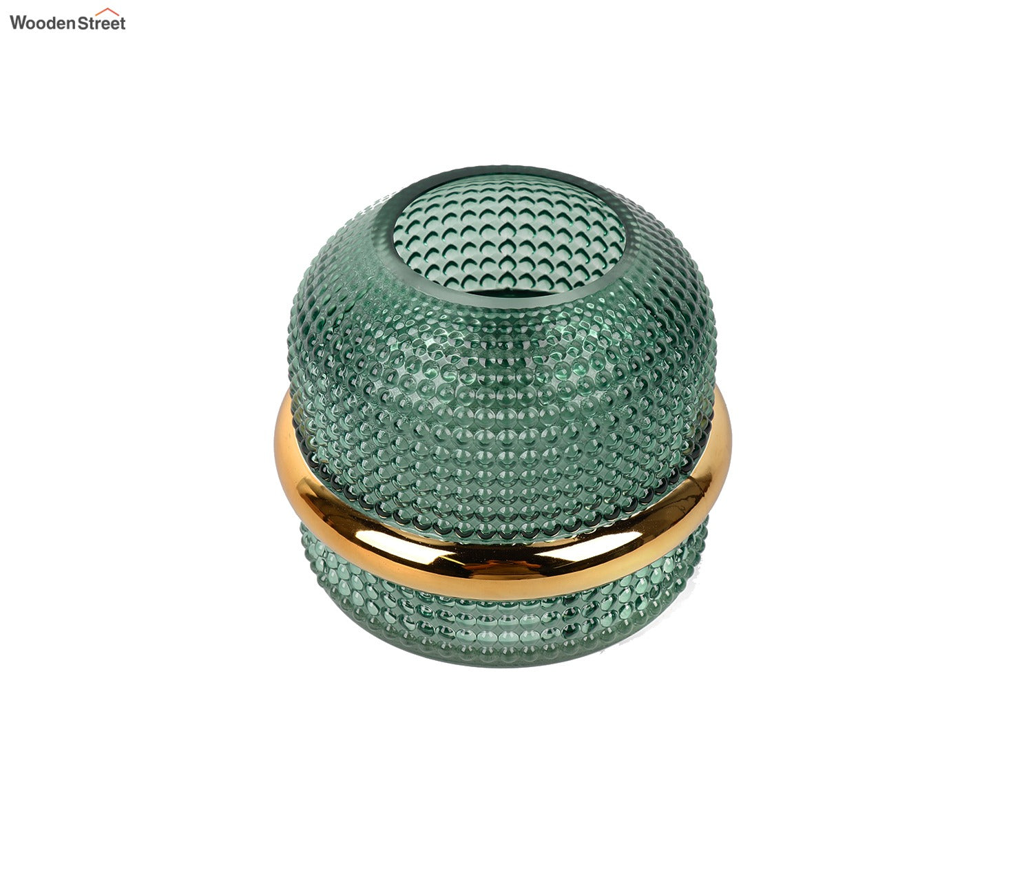Bloom Box Glass Vase (Green, S)