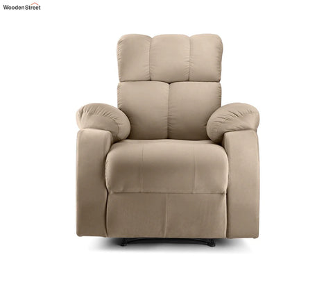 Valios Manual Recliner Sofa (Beige)