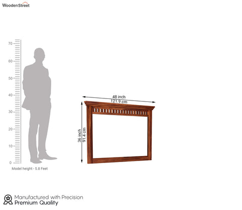 Adolph Dresser with Storage (Honey Finish)