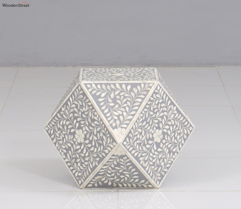 Callum Bone Inlay Side End Table