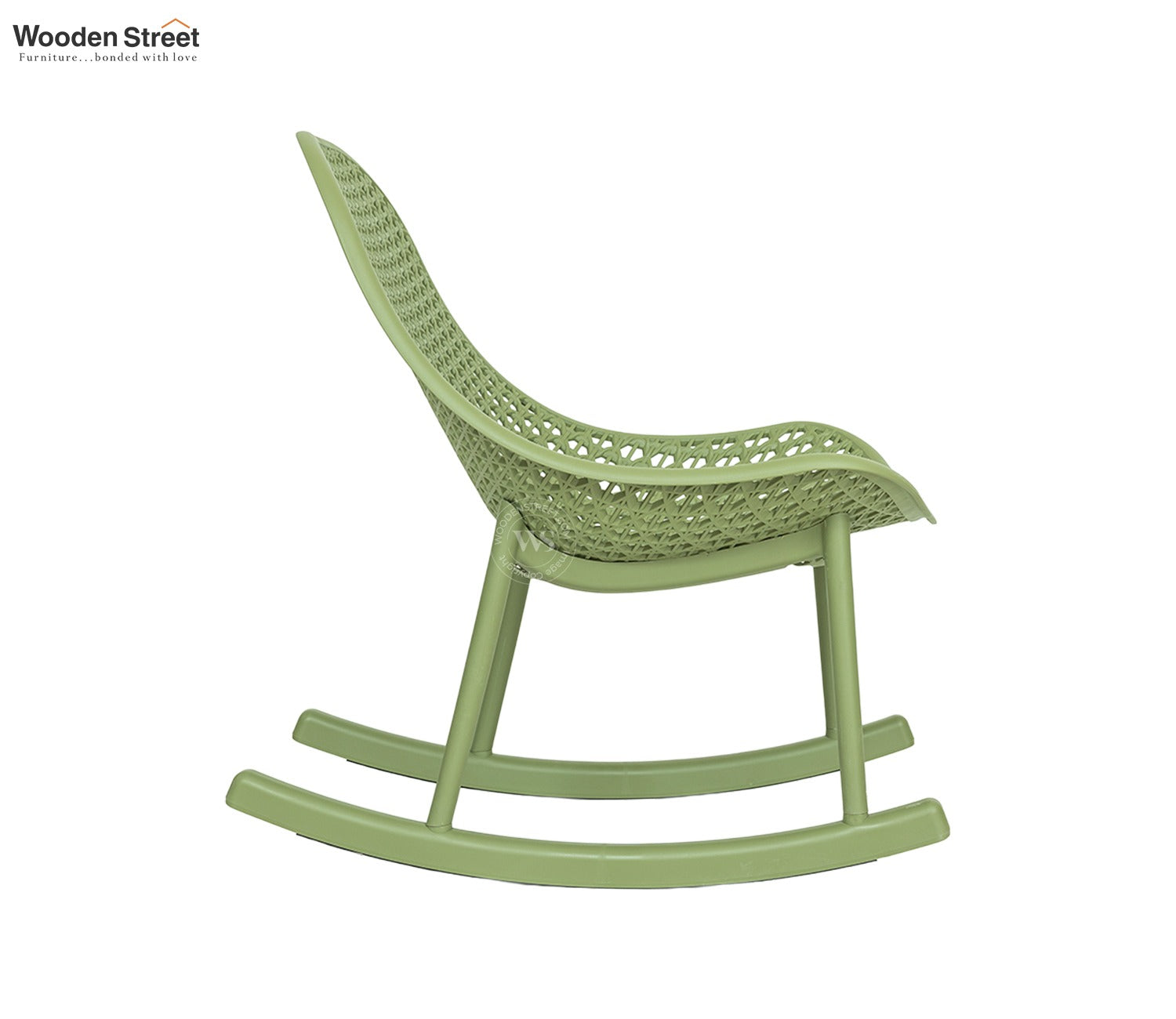 Blossie Designer Outdoor Reclining Chair – Durable & PP (Green)