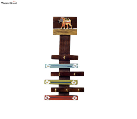 Happy Elephants Stripped Key Hangers