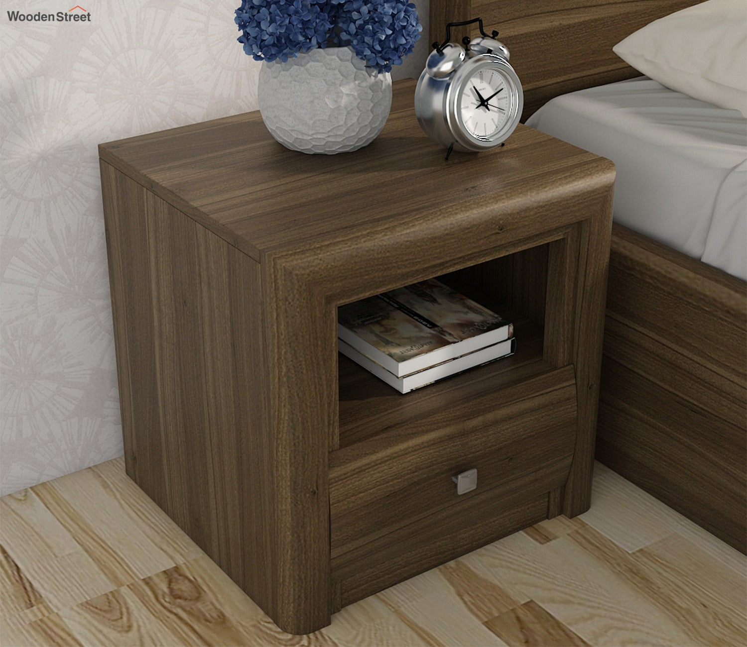 Kosmo Proton Engineered Wood Bedside Table