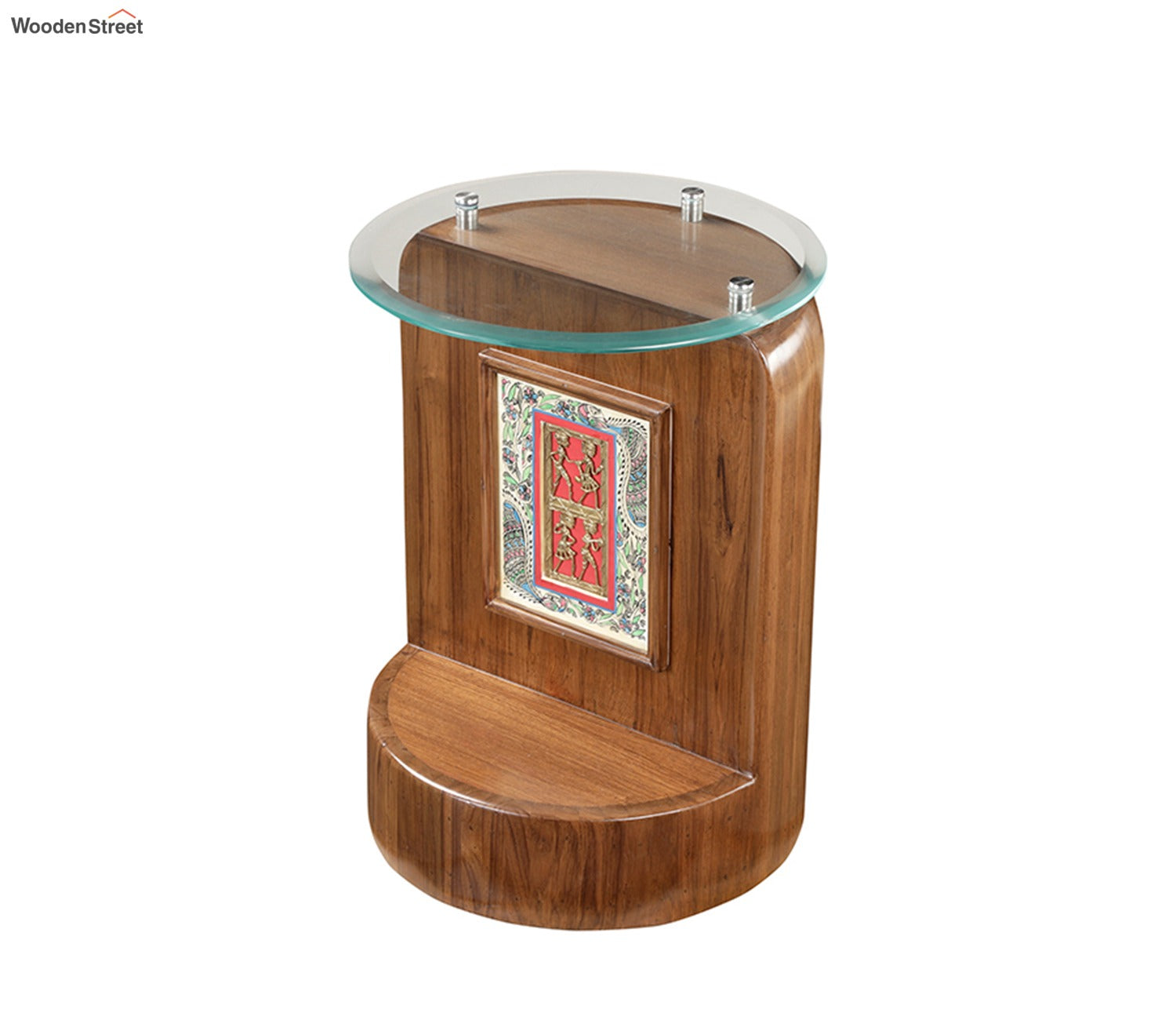 Lama Side End Table in Round Shape
