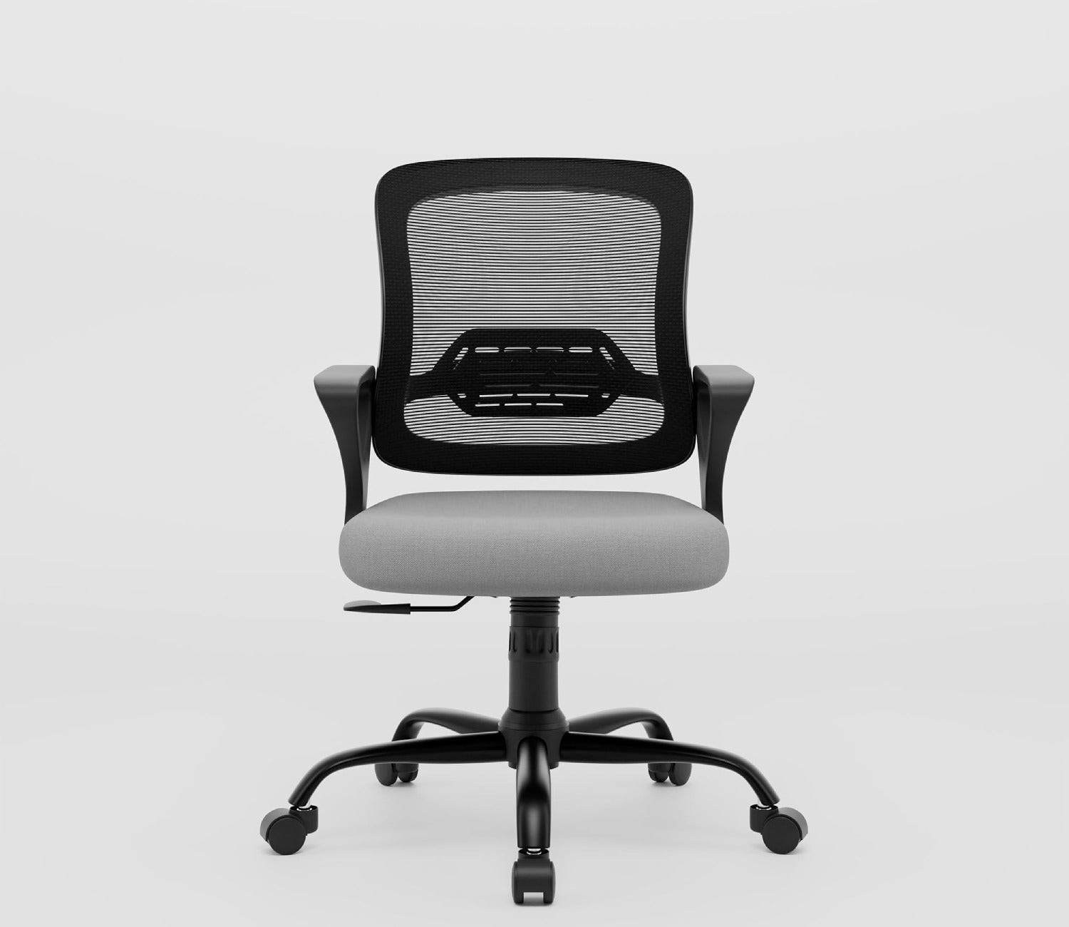 Pebble Mid Back Ergonomic Office Chair (Grey)