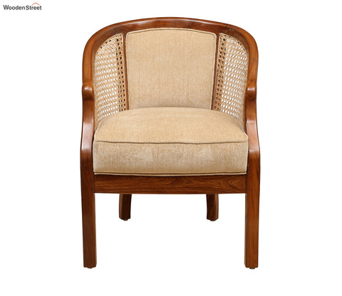 Dura Barrel Single Chair With Cane Work