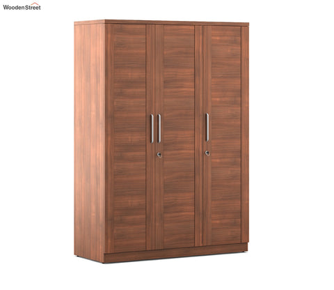 Kosmo Grace 3 Door Wardrobe (Exotic Teak Finish)