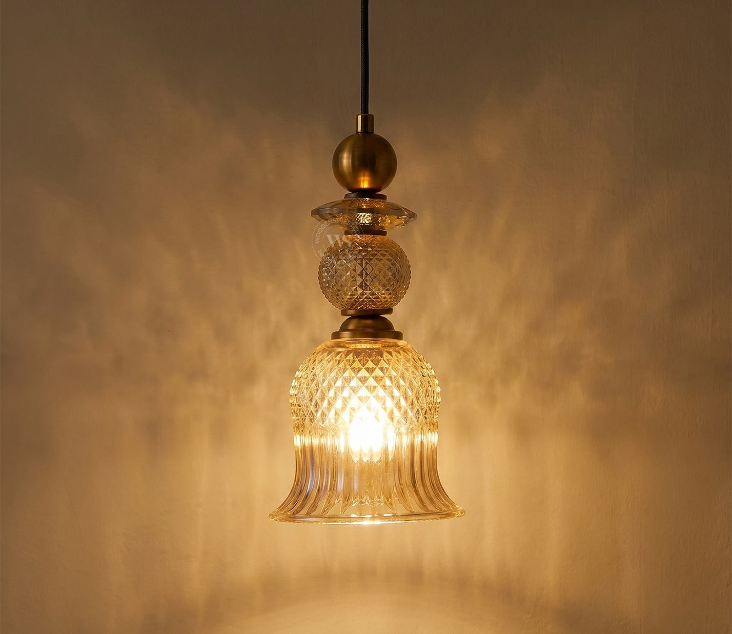 Tulip Pendant Hanging Light (Yellow)