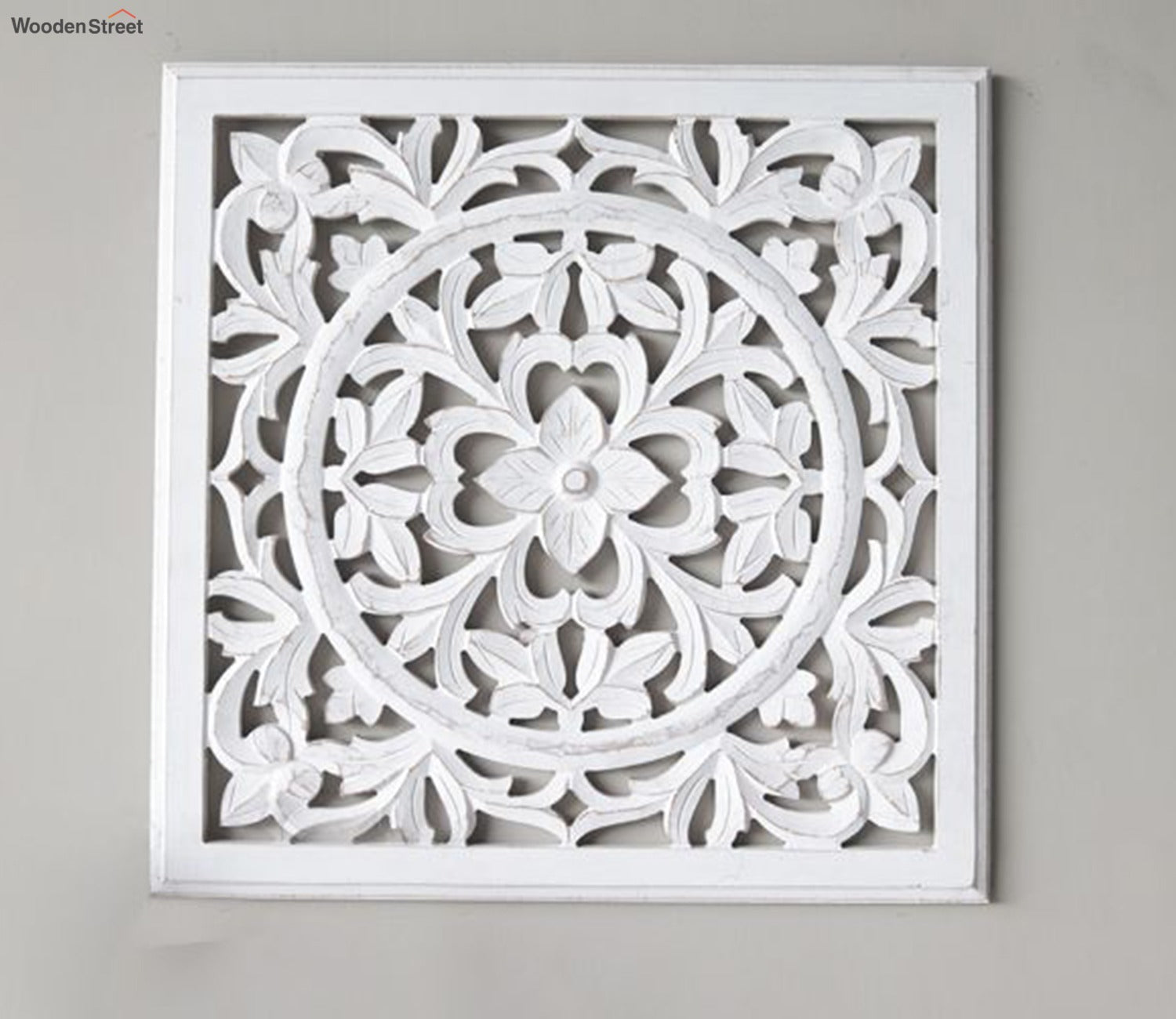 Marie Wall Panel without Glass (White Finish, 24 x 24)