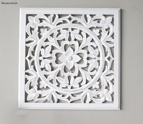 Marie Wall Panel without Glass (White Finish, 24 x 24)