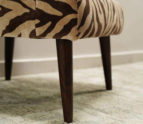 Acosta Lounge Chair (Caramel Zebra)