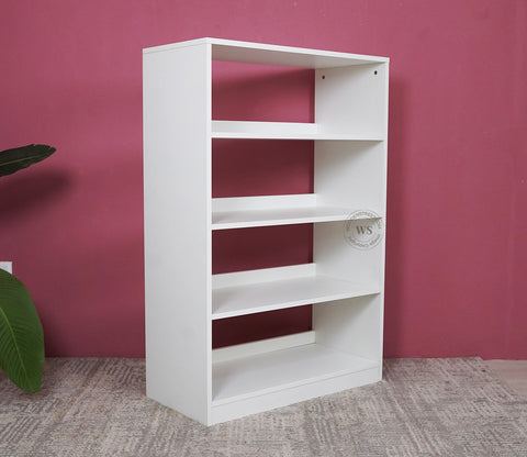 Astra Open Bookshelf (Frosty White Finish)