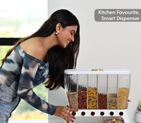 Everest 6-Compartment All-In-One Grain Dispenser